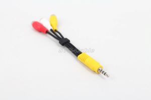3.5 mm cắm Nam để 3 nữ vỉ âm thanh Video cáp RCA